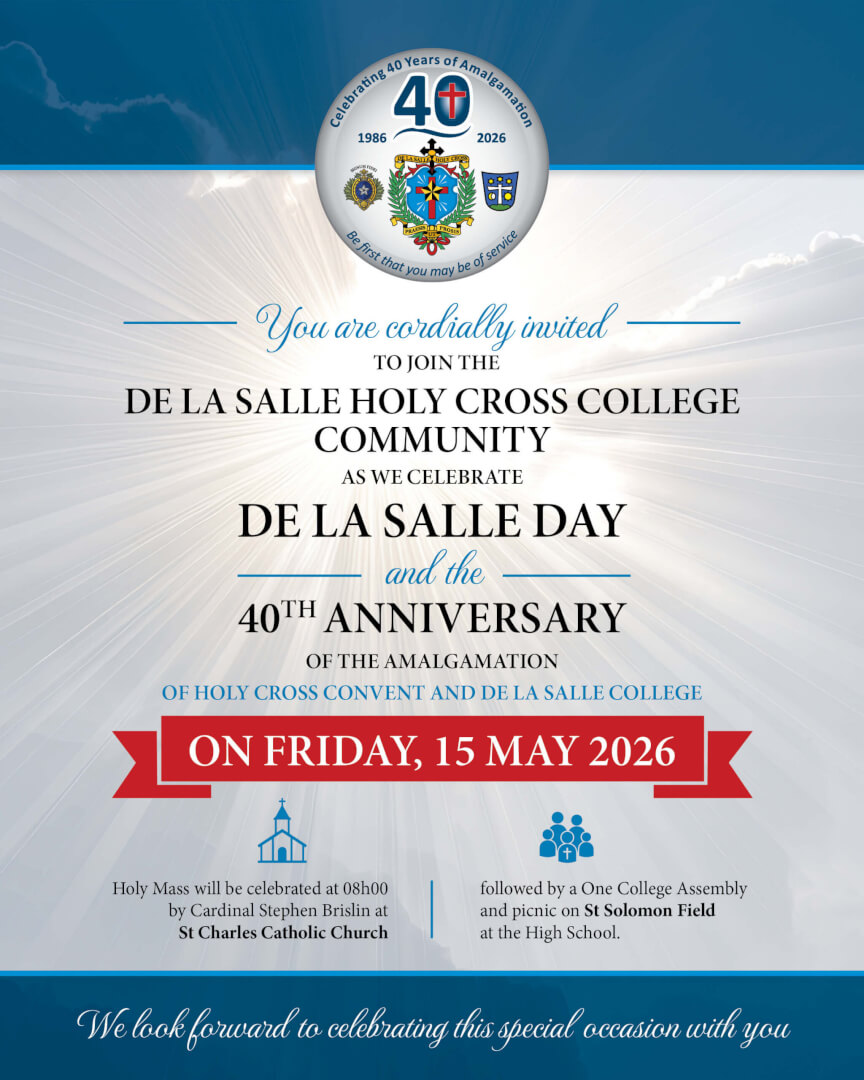 Generations of the De La Salle Holy Cross College community at Founders&rsquo; Day